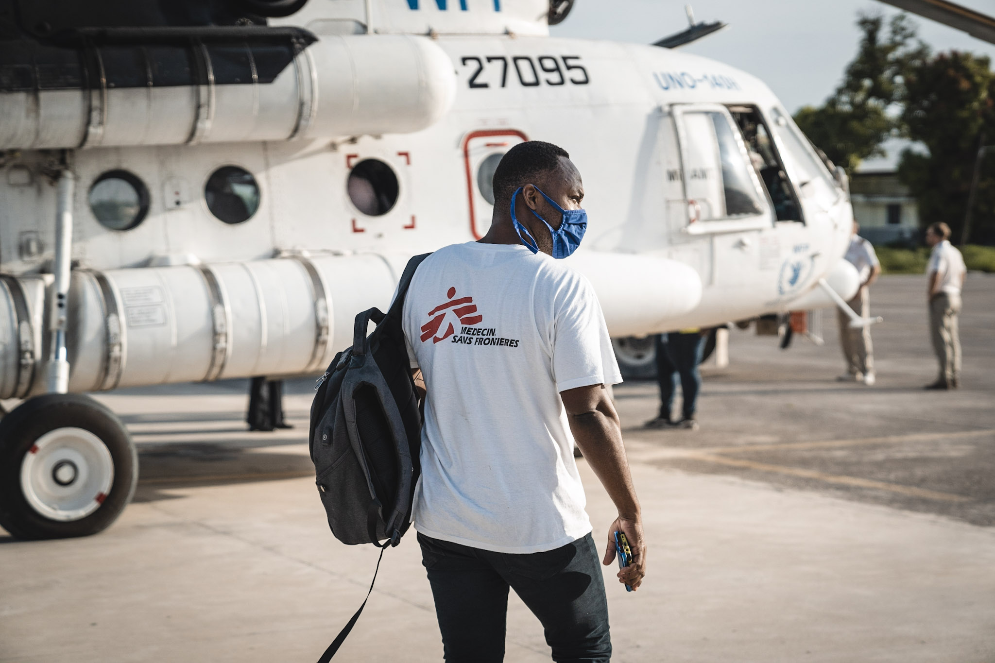 MSF medical staff in field hospital