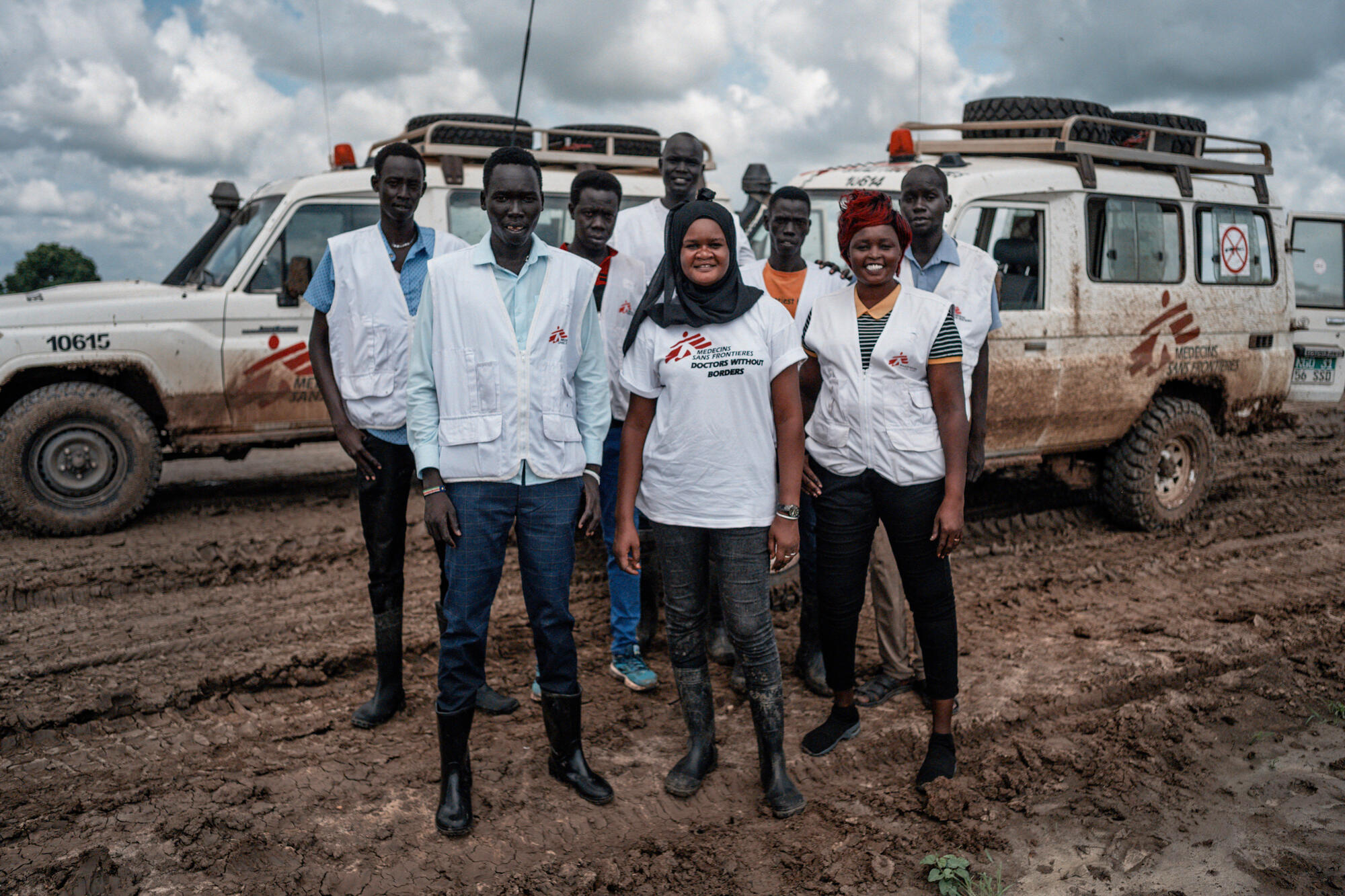 MSF field workers in Kenya